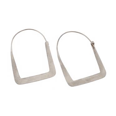 Arch zilveren oorbellen voor wholesale door HomArt