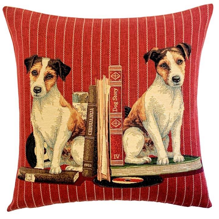 Jack Russell pillow cover - Dog decor - Dog Gifts for wholesale by yapatkwa - art of the loom
