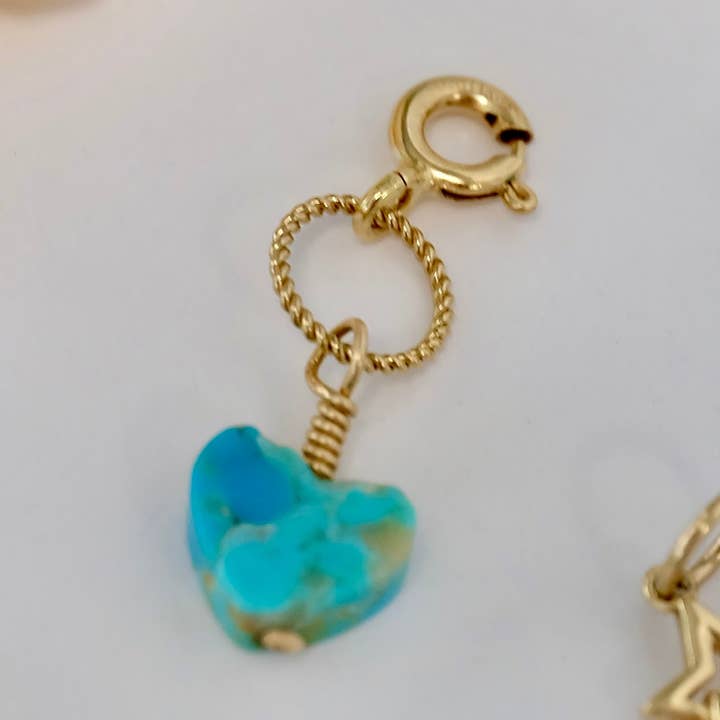 Turkos Hjärta Charm för wholesale av Coral Strands Fine Jewelry