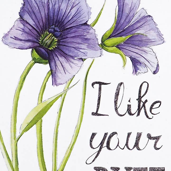 Naughty Florals – Engroshandel Kærlighedskort – Jeg kan lide dit Butt Card2