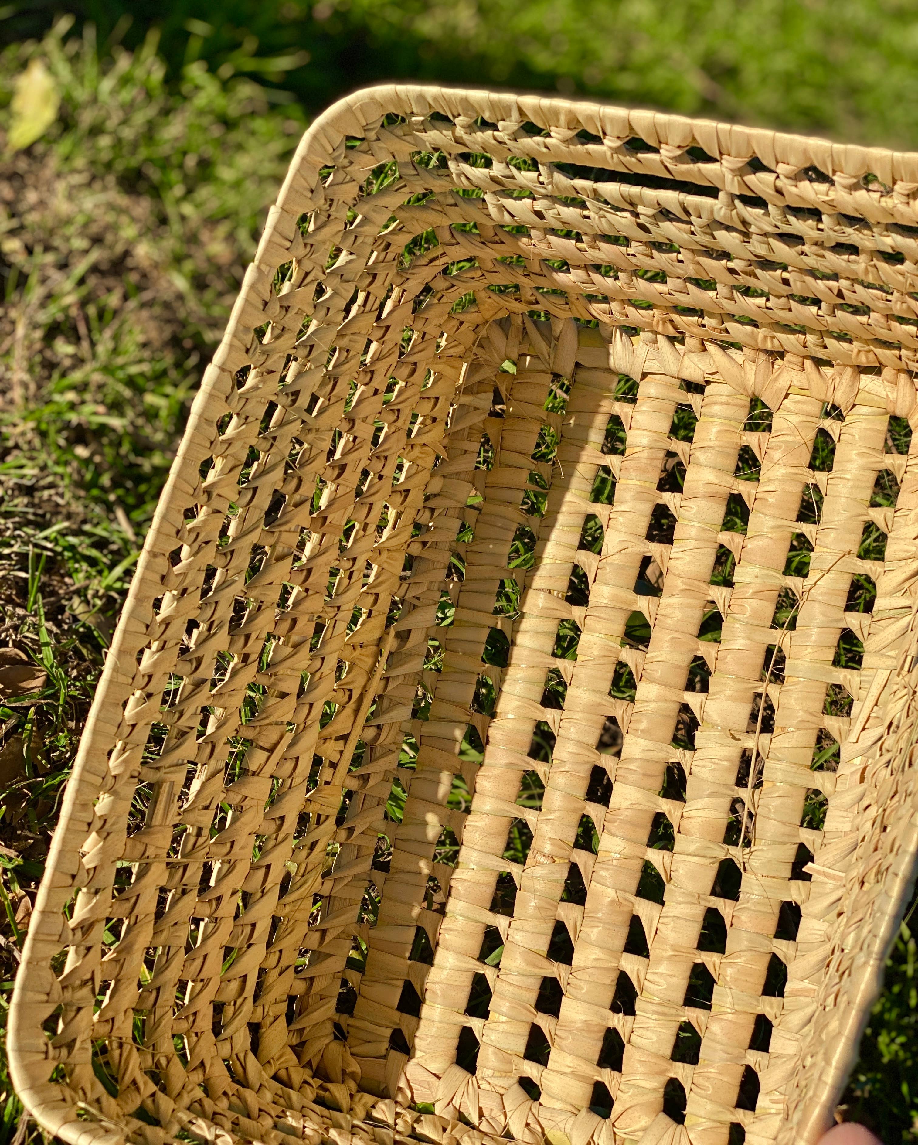 Maya Mallorca - Wholesale Basket - RECTANGULAR CANE BASKET2