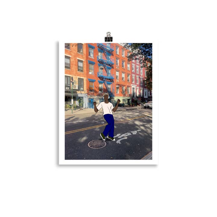 Lower East Side Druck für den Großhandel von Asha Does Art