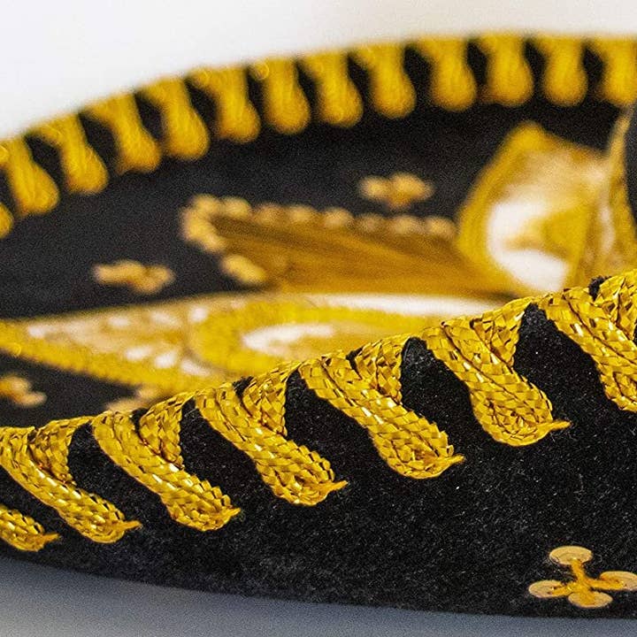 FESTMEX - Wholesale Cowboy Hat - Unisex - Authentic Adult Mexican Sombrero Mariachi Charro Hat, Premium Mexican Hat for Costume Parties, 5 de Mayo, 16 de Septiembre5