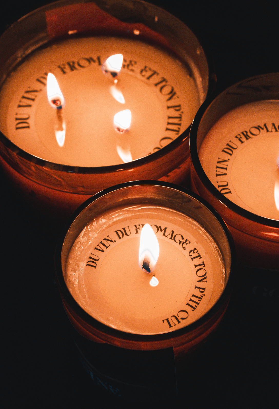 Gourgandine bougies - Wholesale Jar/Filled Candle - Orange blossom sugar coffee message candle, rapeseed wax7