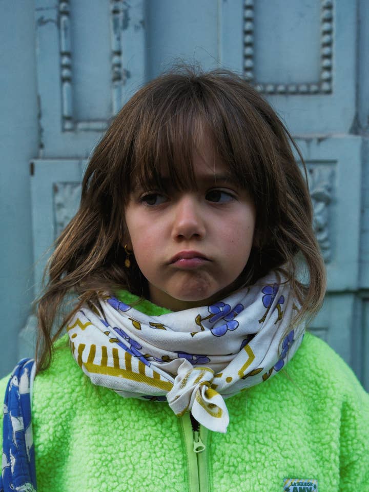 Lenço Adulto Purple Bloom por atacado de Maison Augustin