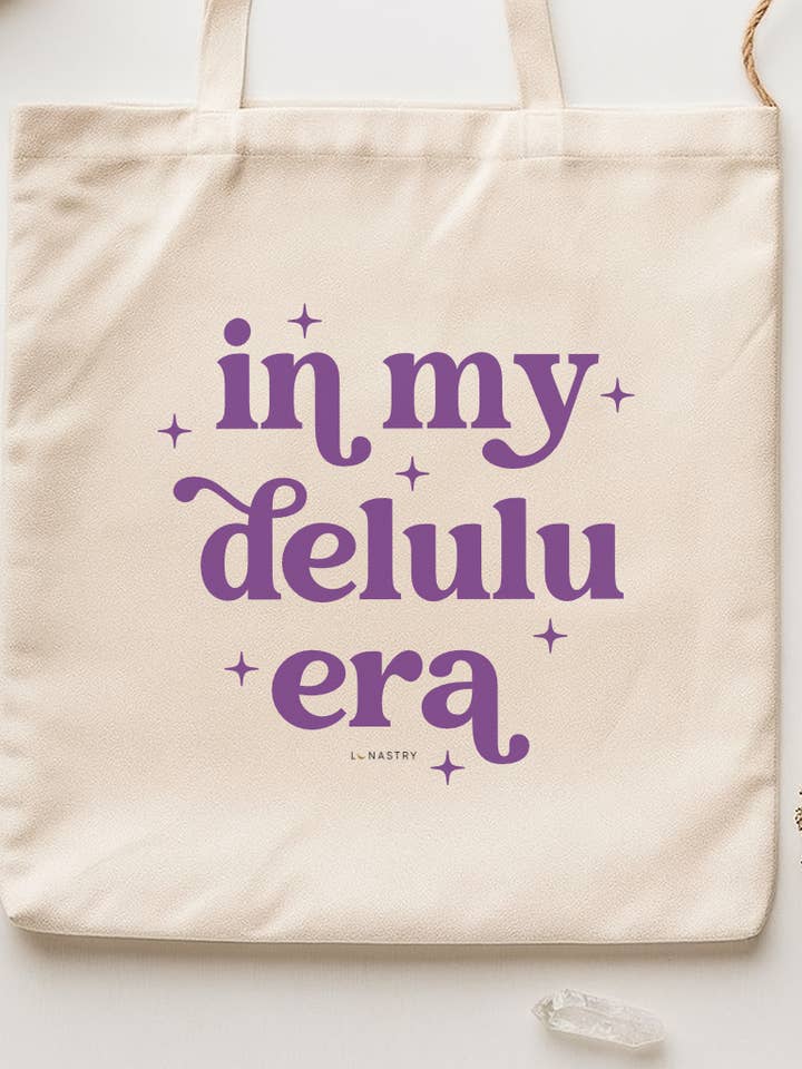In My Delulu Era Tote Bag for wholesale by Lunastry