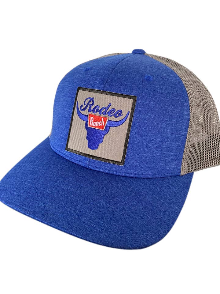 Sombrero de banquete Rodeo Ranch - Azul jaspeado y gris para venta al por mayor de Rodeo Ranch