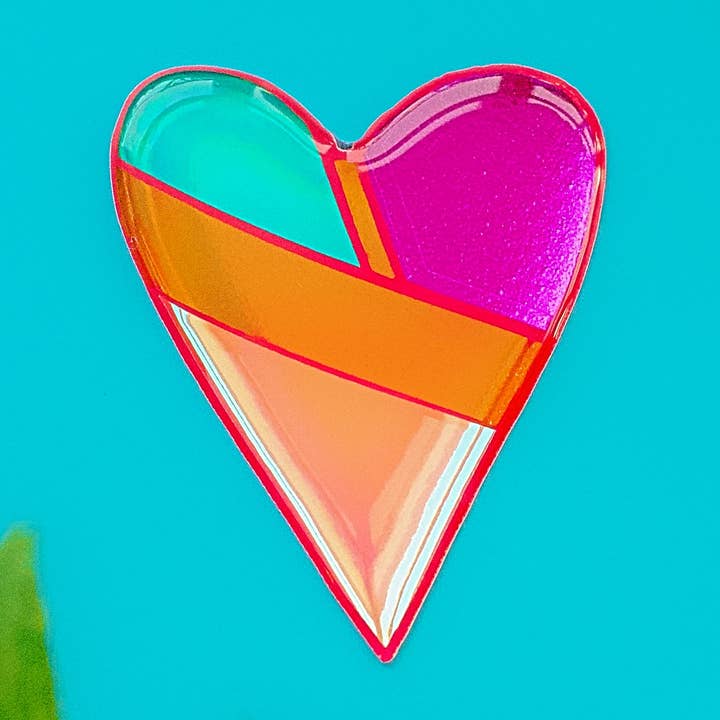 Healing Heart Pin Brooch - Handmade to Order for wholesale by Naoi