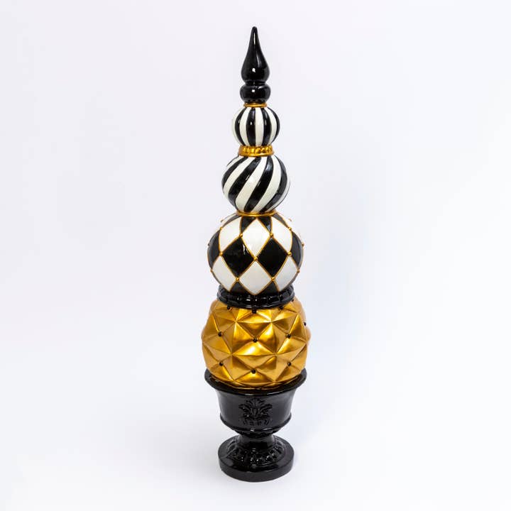 The Gerson Companies - Wholesale Christmas Decoration - Christmas 50"H Magnesium Black, White &