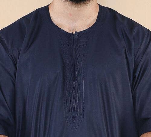 Infinity Leather (Upperclass Fashions Ltd) - Wholesale Robe - Men's - Mens Thobe Jubba Islamic Arab Moroccan Saudi Zipped Kaftan Arab Robe22