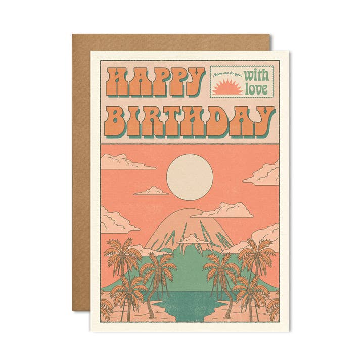 Happy Birthday Card for wholesale by cai & jo USA