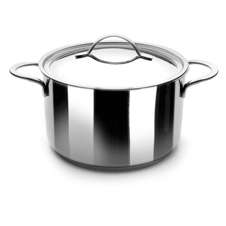 Ibili - Wholesale Cooking Pot - IBILI - Noah 28 Cm Stainless Steel Pot With Lid