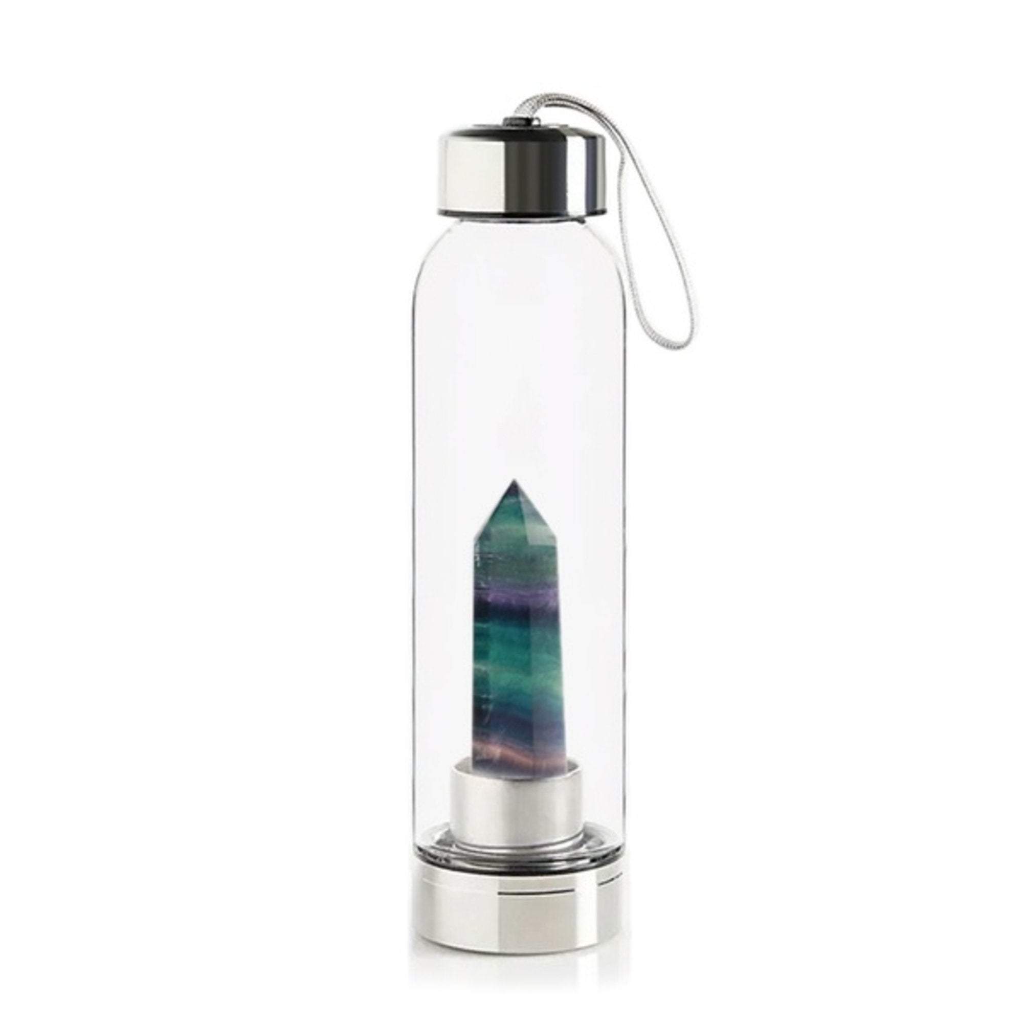 Crystolver (We Cover All Import Fees) - Vente Bouteilles d'eau - Bouteille d'eau avec cristal intégré (6 couleurs)4