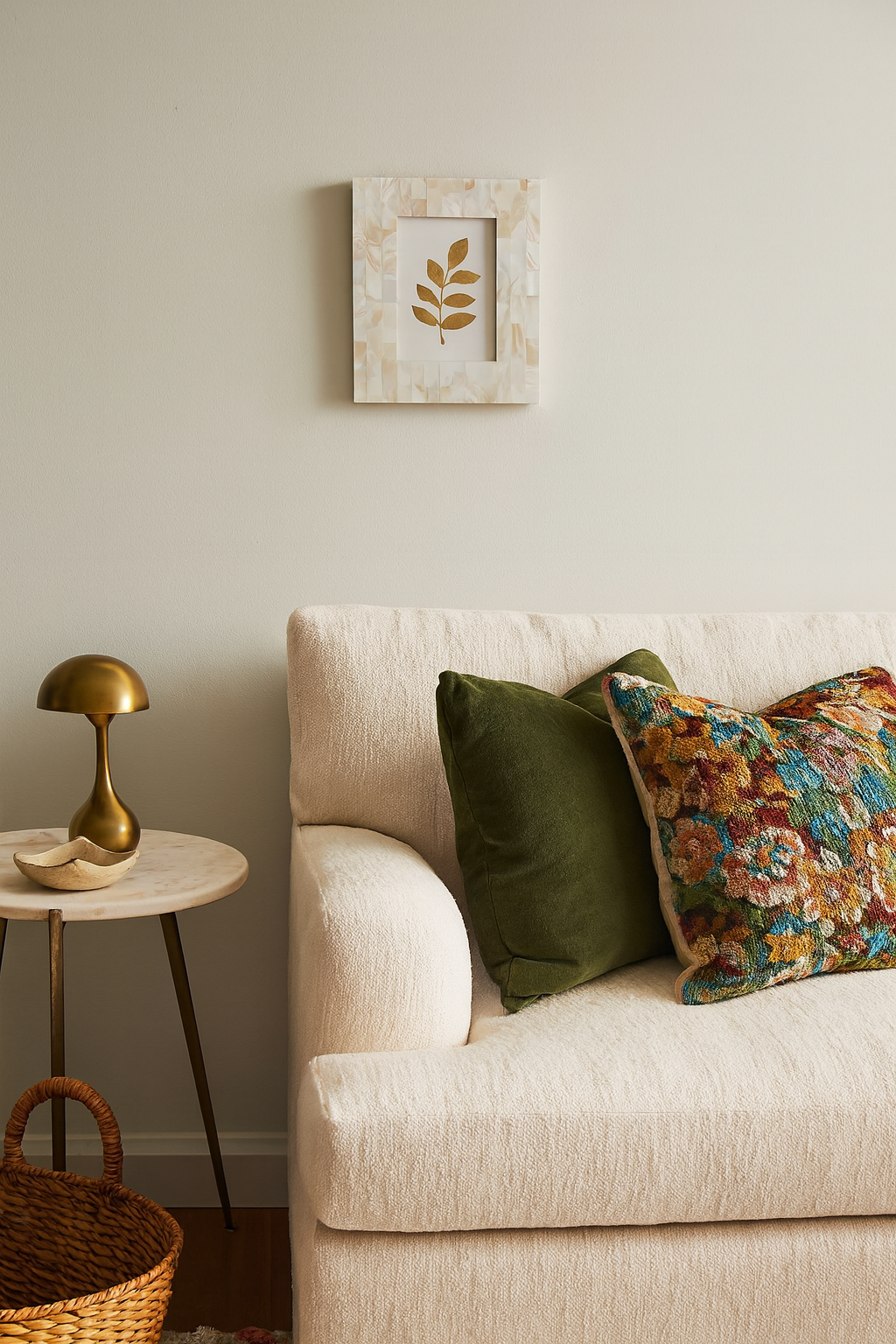 Matr Boomie Fair Trade - Wholesale Picture Frame - Chitra 4x6 Mother of Pearl Picture Frame - Hand Carved2