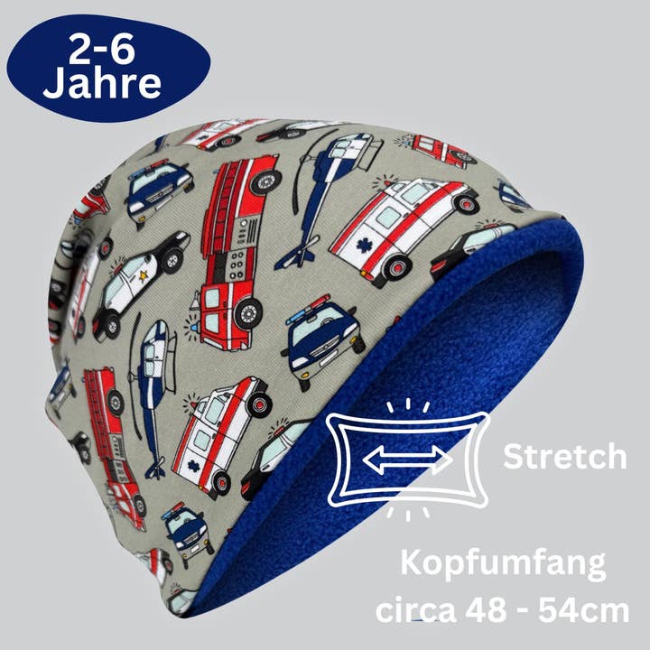 HECKBO - Wholesale Beanie - Kids - Kids Beanie Hat & Loop - Emergency Vehicles9