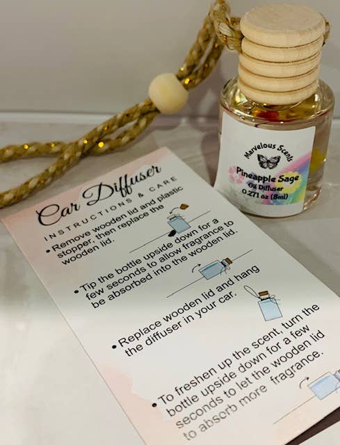 Marvelous Scents Candle Co - Vendita all'ingrosso Deodorante per auto - Unisex - Diffusore per auto AGGIORNATO2