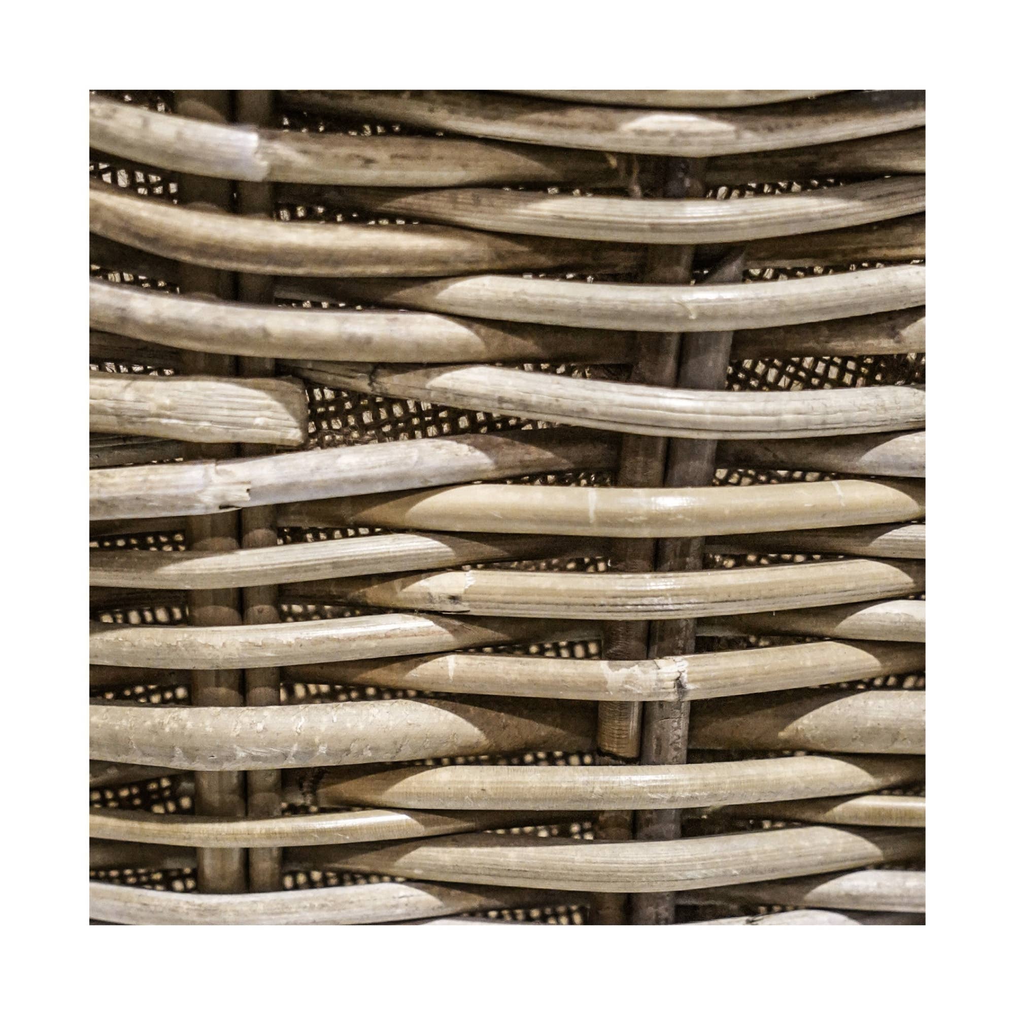Ivyline International - Wholesale Basket - Wicker Lined Log Basket, Oval5