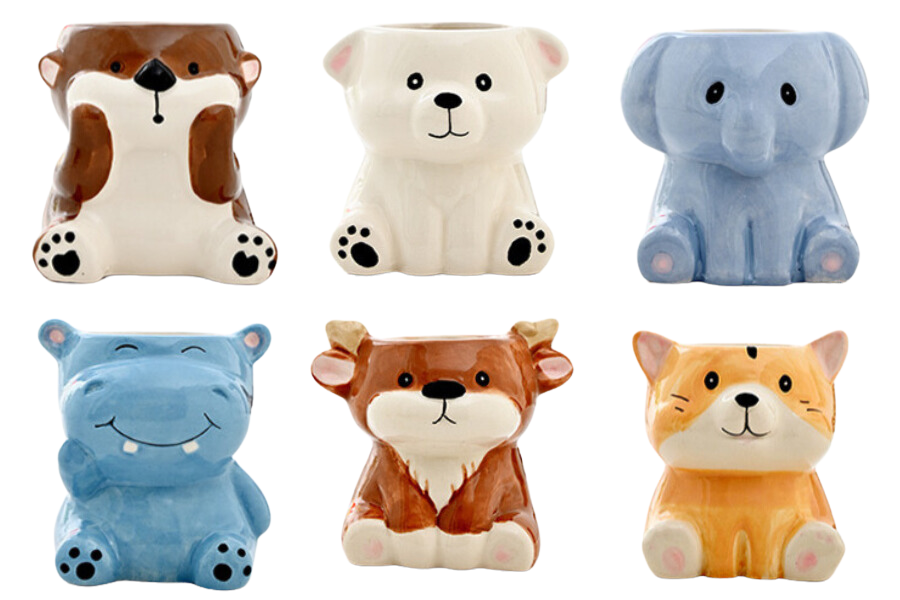 Springer Décor – Vaso de plantas por atacado – Vaso Decorativo Família Animal1