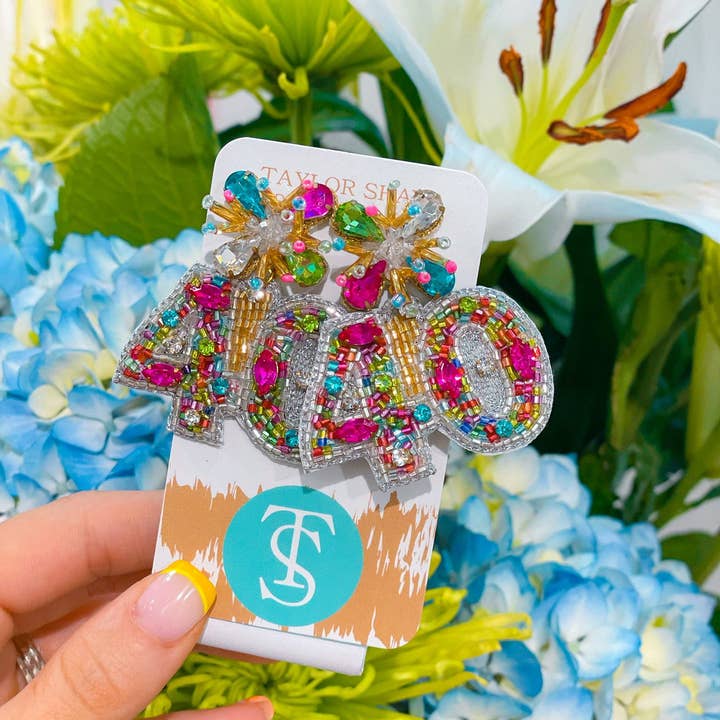 Taylor Shaye Designs - Vente Boucles d'oreilles pendantes - Boucles d'oreilles d'anniversaire Milestone10