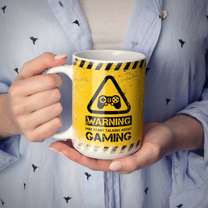 Mug Monster - Vente Tasse à café - Mug Gaming - Warning May Start Talking About Gaming10