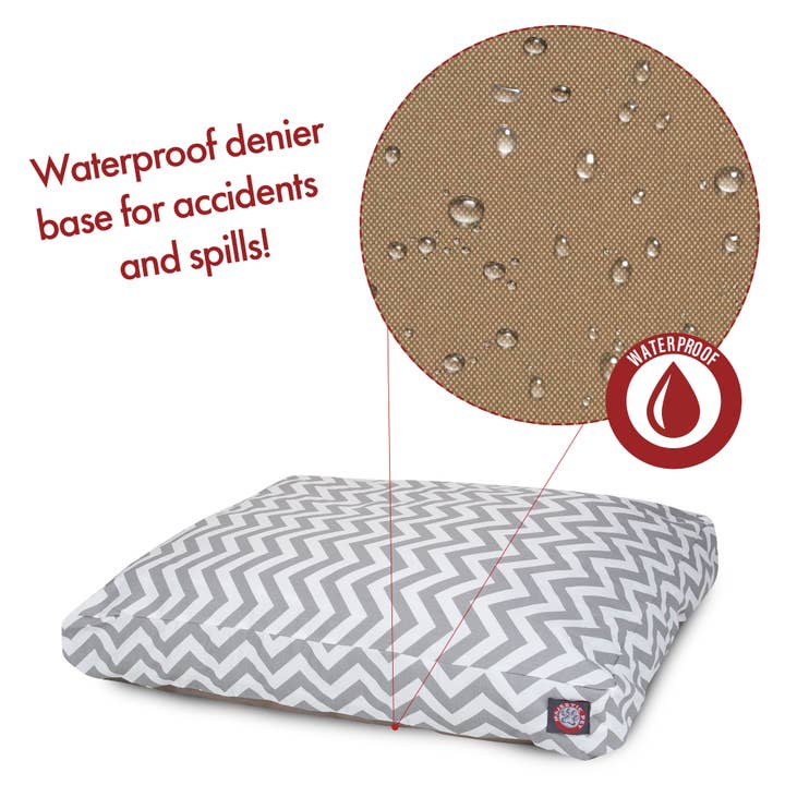 Majestic Pet Products – cama - Cão por atacado – Cama retangular para cães Chevron39