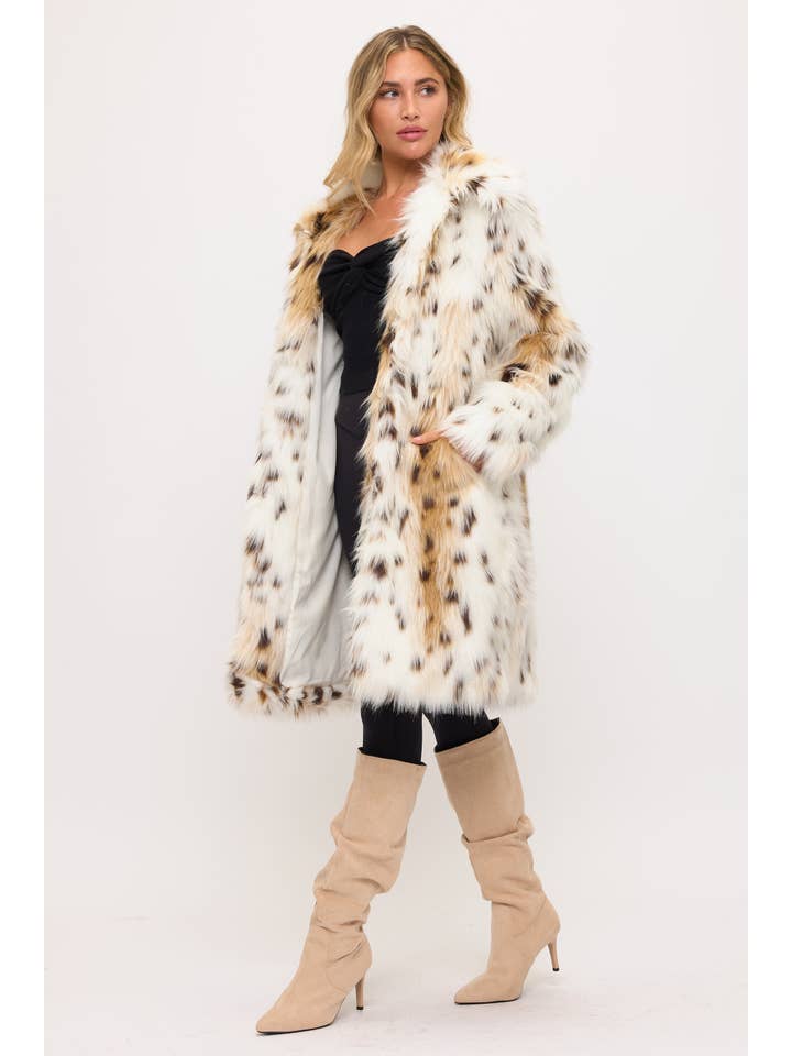 CLAFC0013: Leopard Frost Coat for wholesale on Faire1