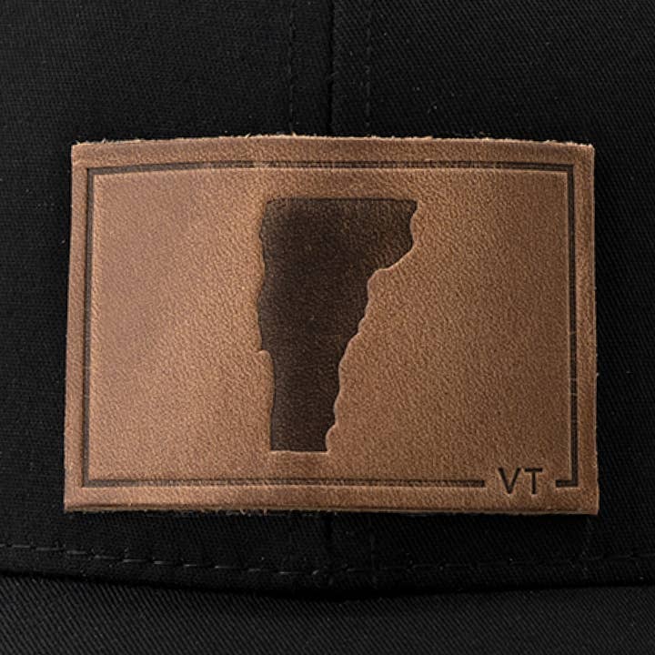 Range Leather Co. - Wholesale Trucker Hat - Unisex - Vermont Silhouette Hat | Leather Patch Trucker Hat6