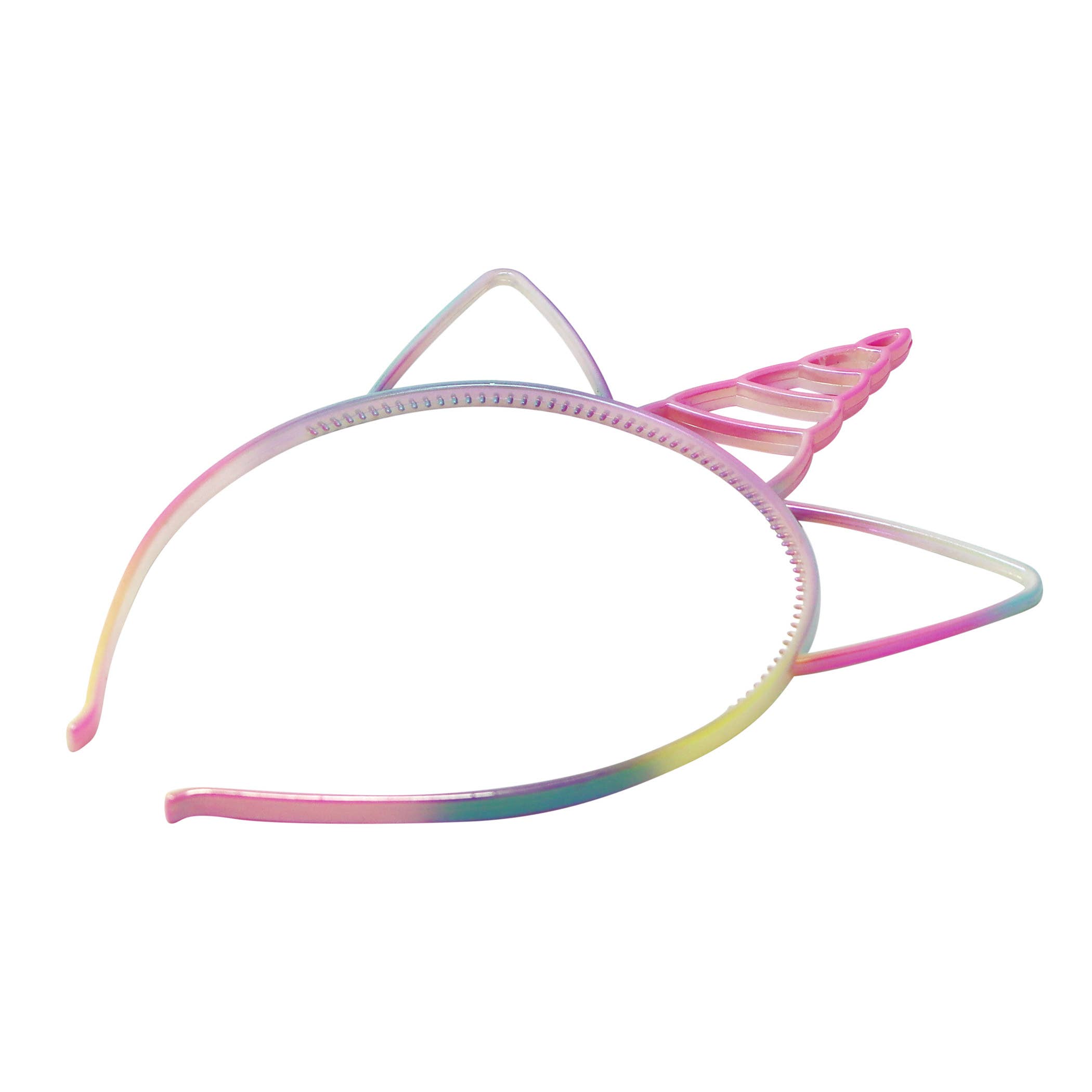 Pink Poppy USA - Wholesale Fashion Headband - Kids - Caticorn Dreams Pastel Rainbow Unicorn Horn Headband1