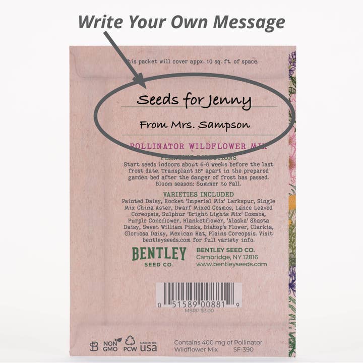 Bentley Seed Co. - Wholesale Plant Seeds - The Earth Laughs in Flowers - Wildflower Mix Seed Packets