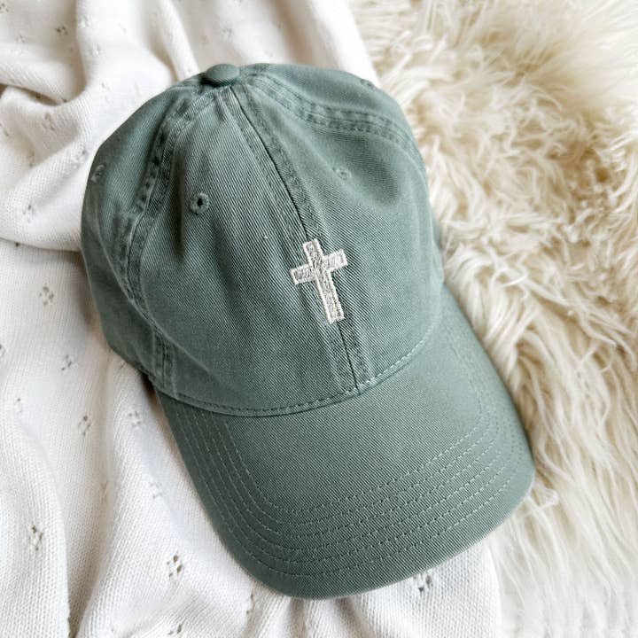 Arden & Gold - Wholesale Baseball Cap - Women's - Embroidered Mini Cross Baseball Cap9