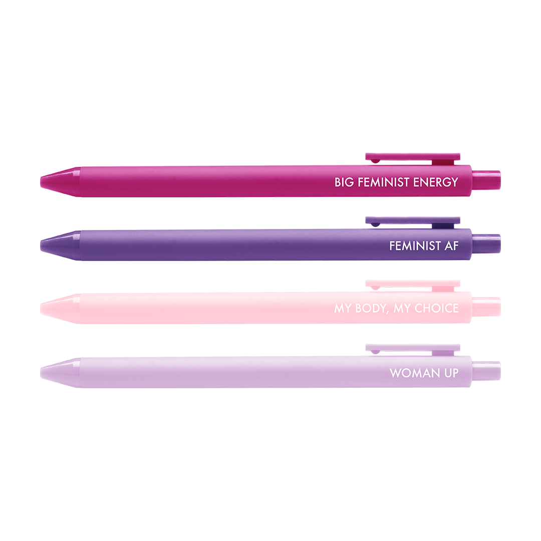 Sammy Gorin LLC - Wholesale Pen - Feminist Gel Pen Set1