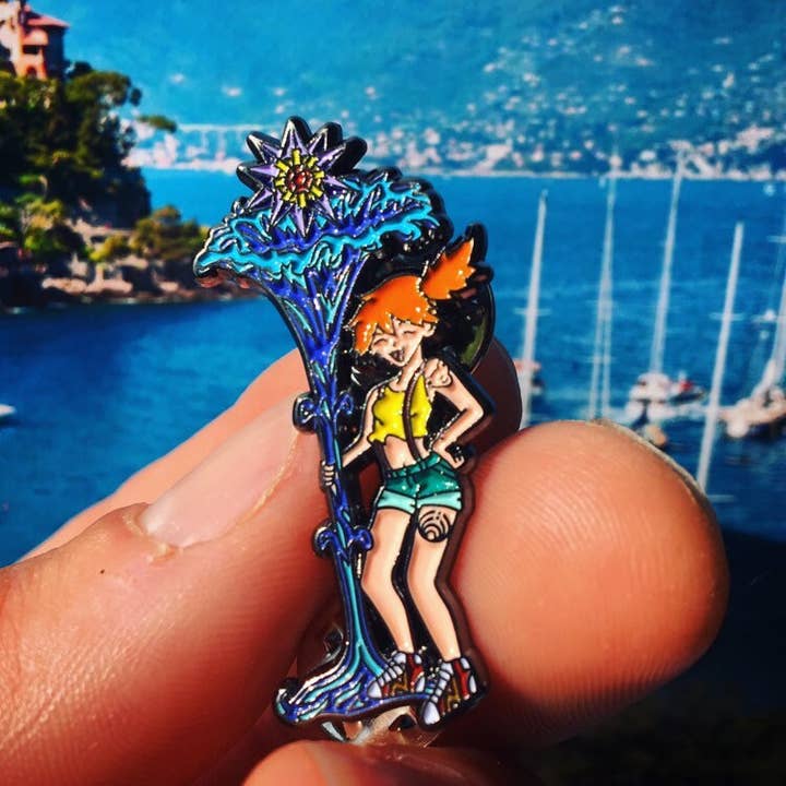 Mushroom Kingdom Pins - Wholesale Lapel Pin/Button - Raver Girl EDM Pin – 1.5" Festival Collectible Pin