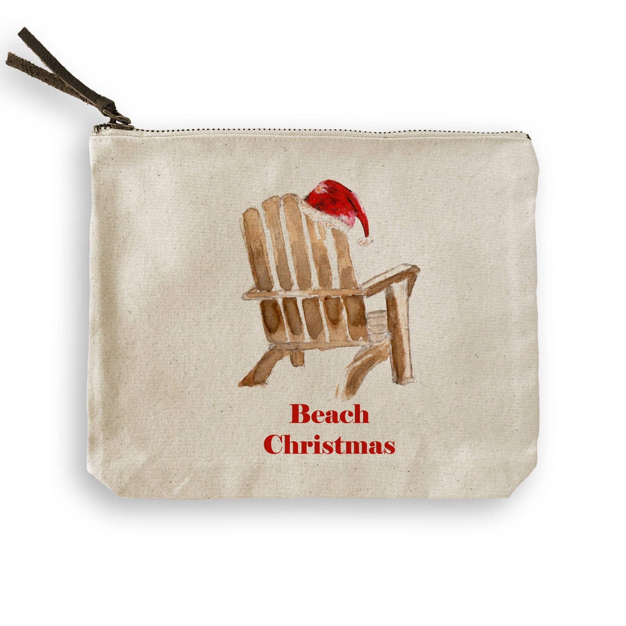 French Graffiti - Wholesale Theedoek - Strandstoel met kerstmuts7