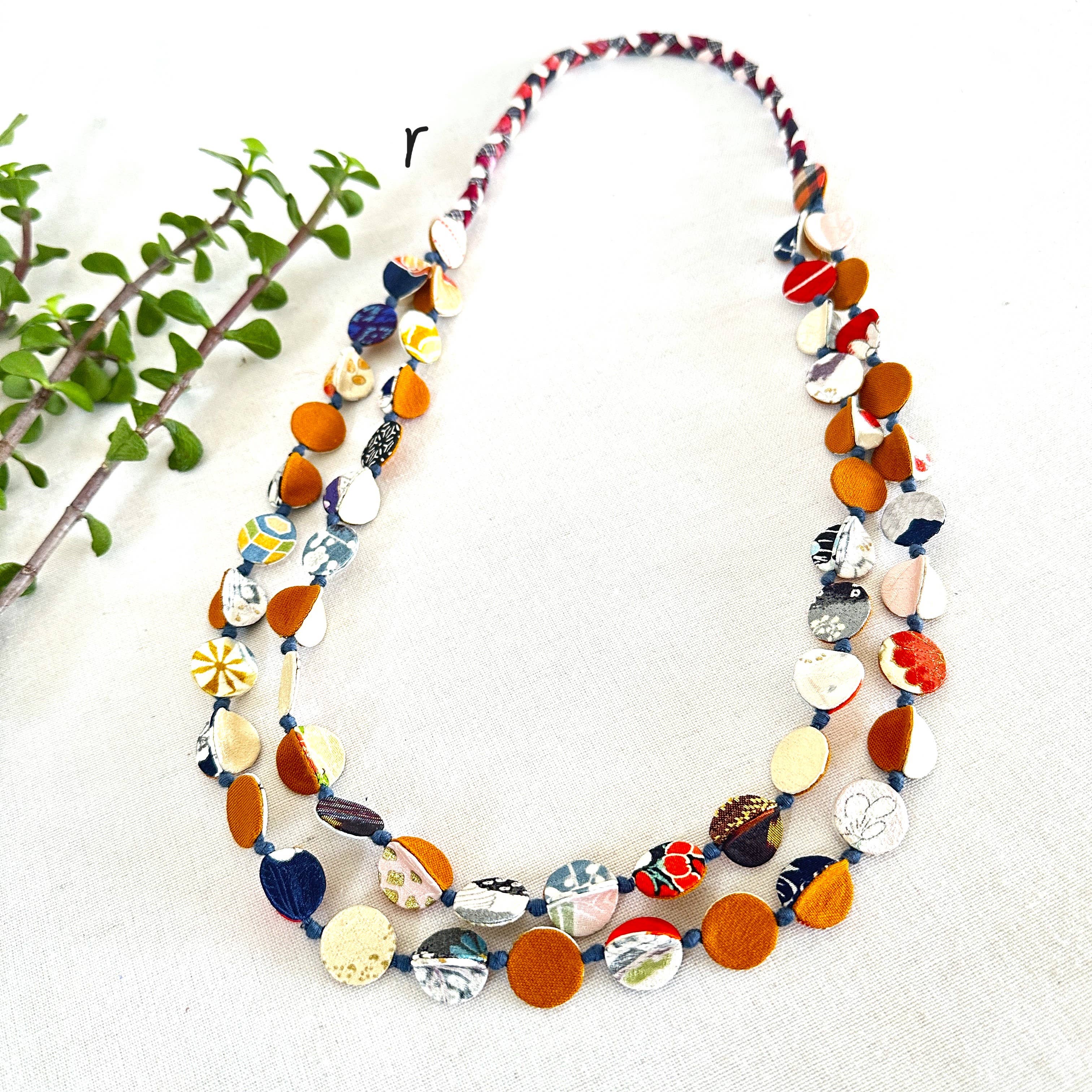 Sophie Silks - Vente Colliers plastrons - Collier kimono à double brin16