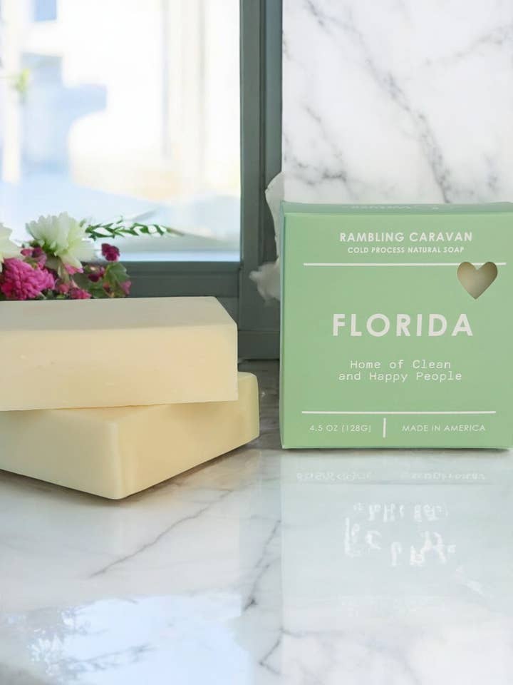 Bar Soap - Florida - All Natural for wholesale by Rambling Caravan