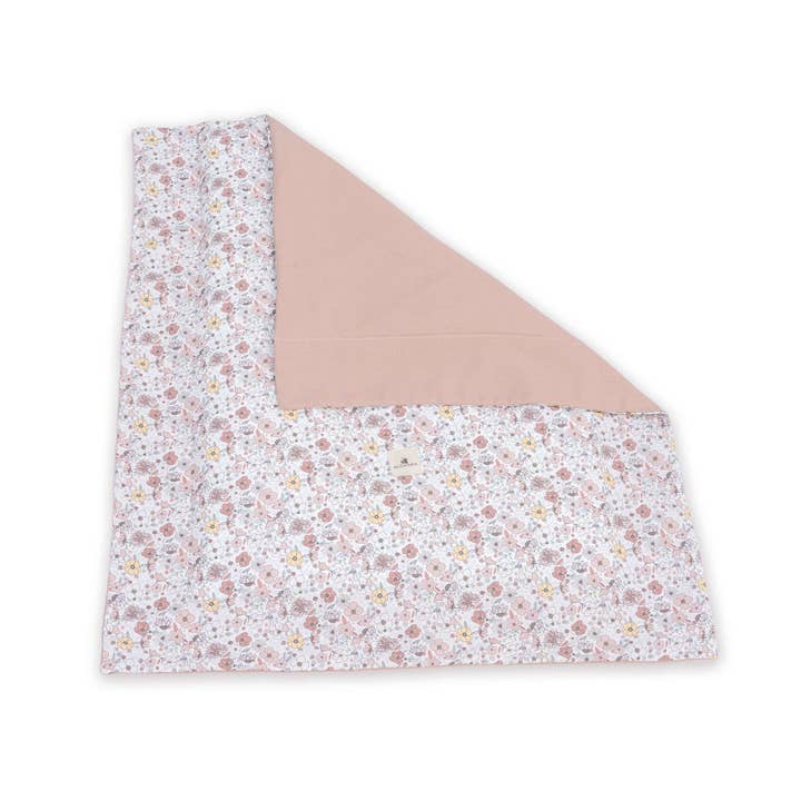 Nórdico mini-berço 55x70 cm/60x80 cm (reversível) flores rosa · Liberty 1304A-132 por atacado de Alondra Baby