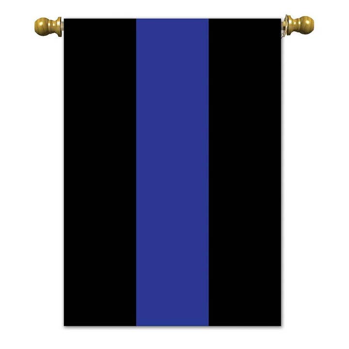 Thin Blue Line Police Garden Flag for wholesale by Cottage Garden