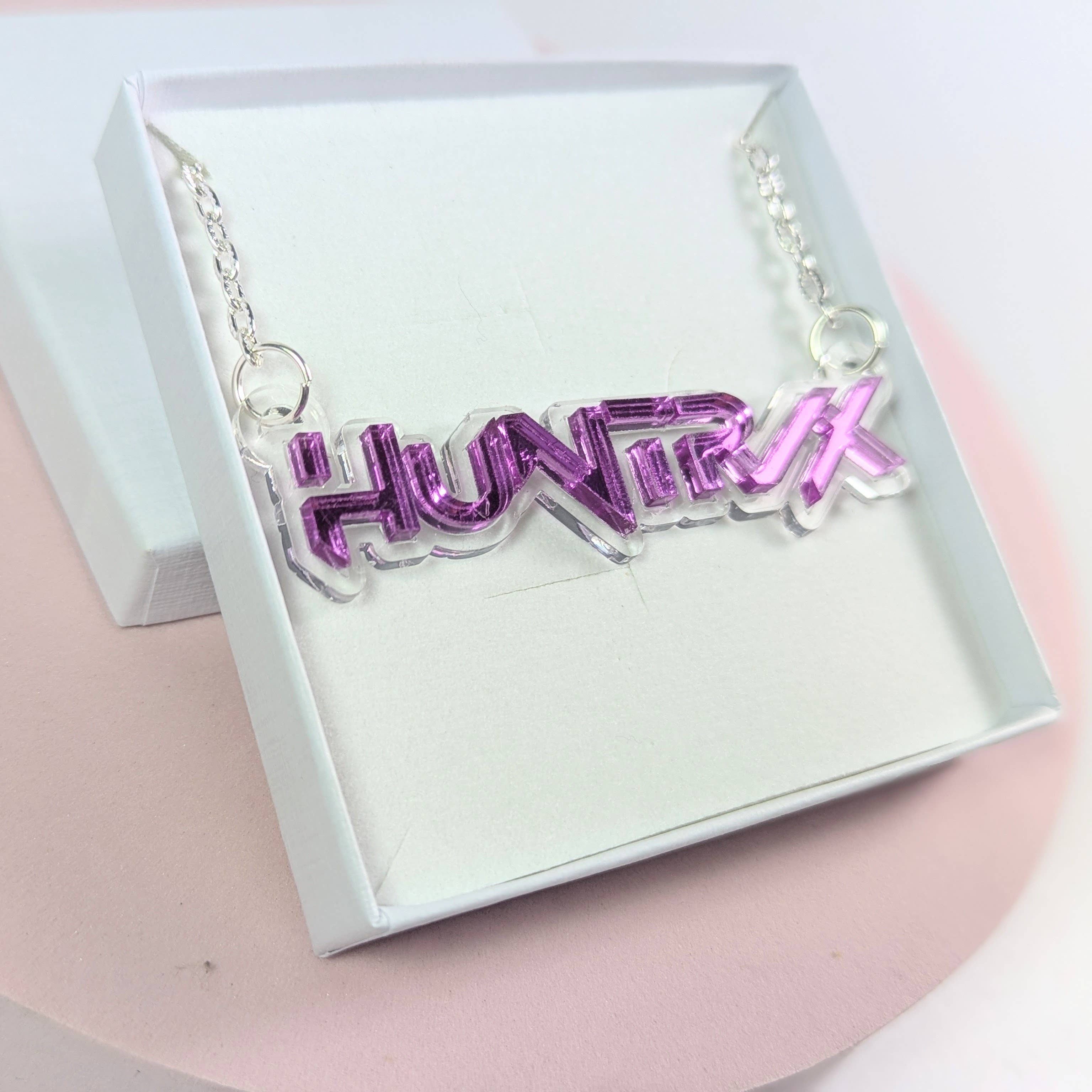 Chikai Shop – Großhandel Kette mit Anhänger/Charm – Huntr/x Kpop Dämonenjäger Halskette Acryl, Kpop Schmuck7
