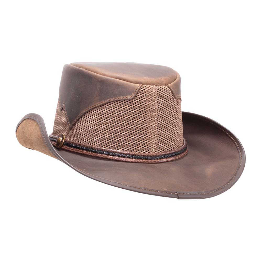 American Hat Makers - Wholesale Cowboy Hat - Unisex - Lightweight Leather Western Hat - Style Durango21