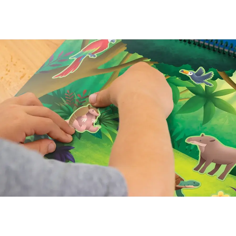 Teacher Created Resources – wholesale Sticker – Child & baby – Animal Habitats Reusable Sticker Pad2