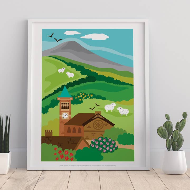 Welsh Countryside - Impressão artística premium de 11 x 14” por atacado de Star Editions