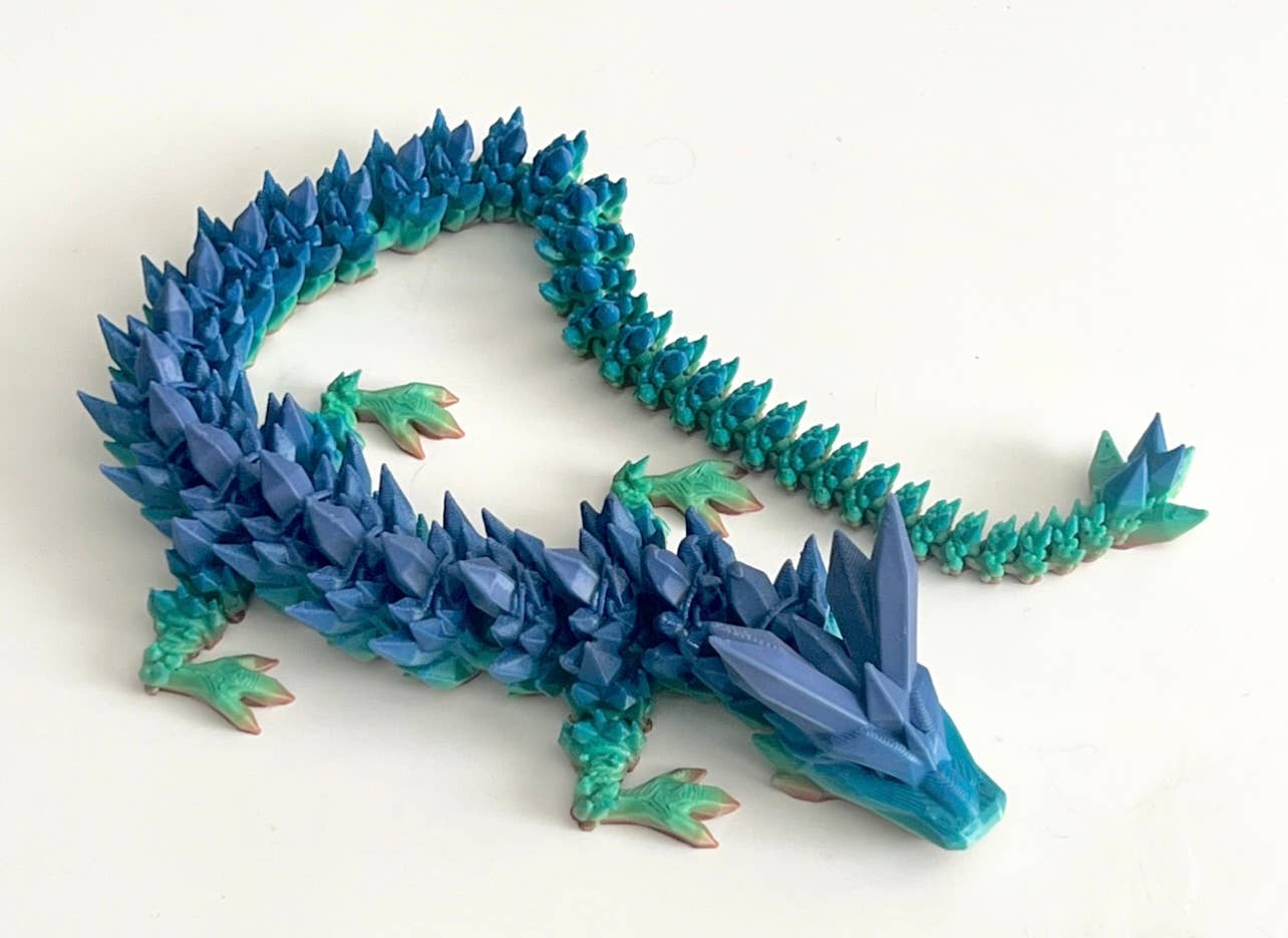 Davenport Lane - Wholesale Fidget Toy - Kids - Crystal dragon, 3D dragon, 3D printers dragon, fidget toy  0