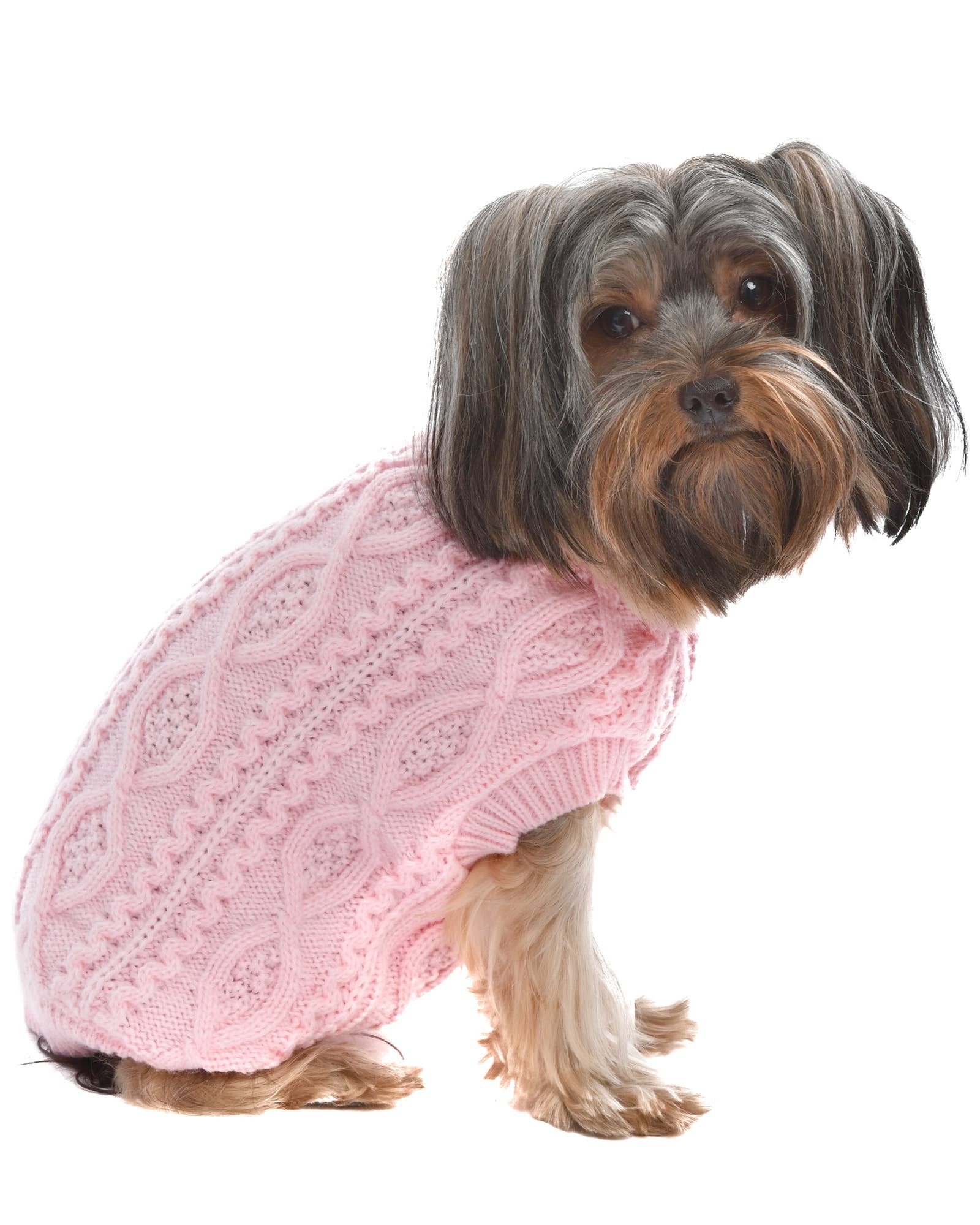 Parisian Pet® – Großhandel Haustier-Pullover – Hund – Parisian Pet® Strickpullover für Hunde in Blush Pink – Warm, weich und modisch2