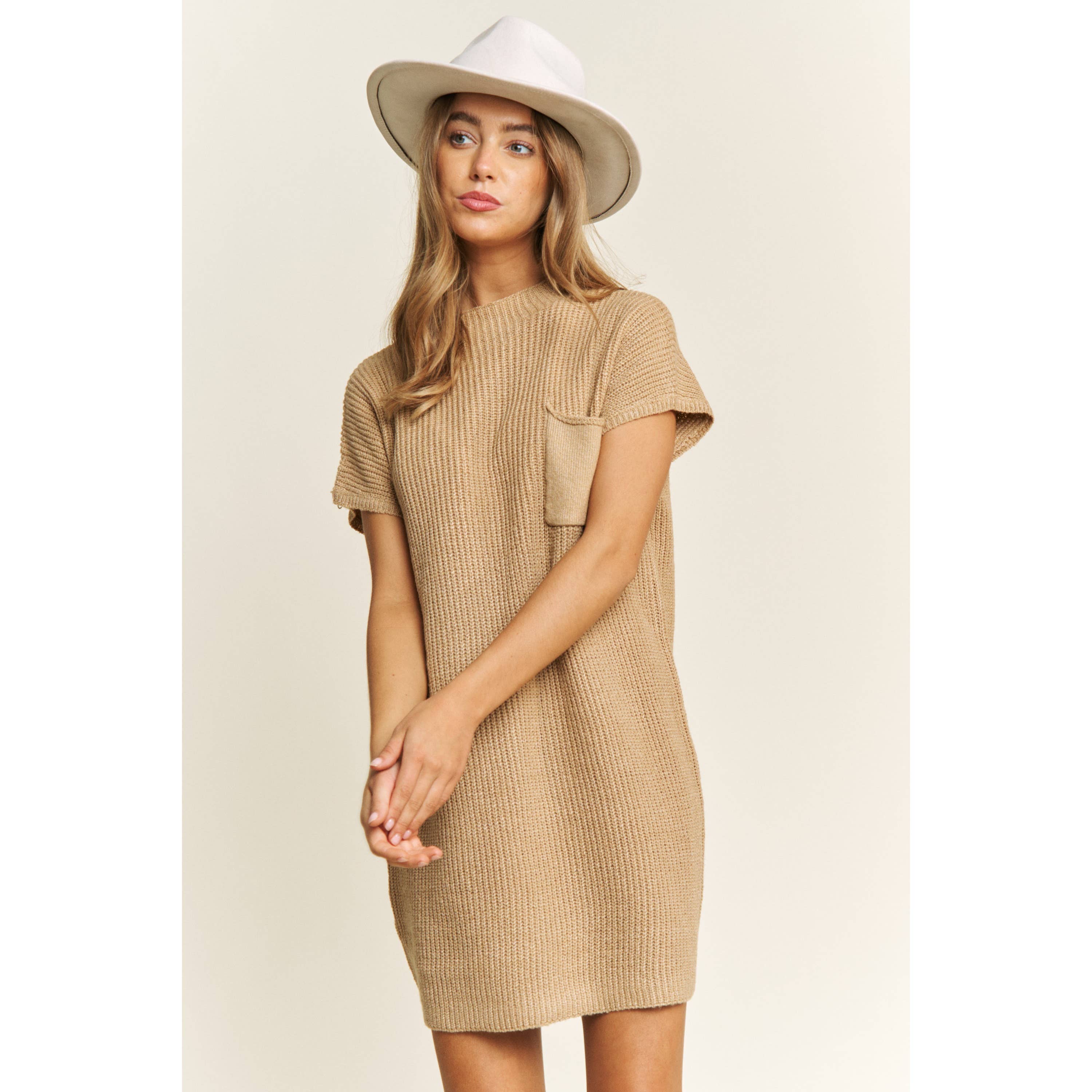 Sweet Generis - Venta al por mayor Vestido - Mujer - MINIVESTIDO CLÁSICO DE PUNTO TIPO SUÉTER CON HOMBROS DESCUBIERTOS43