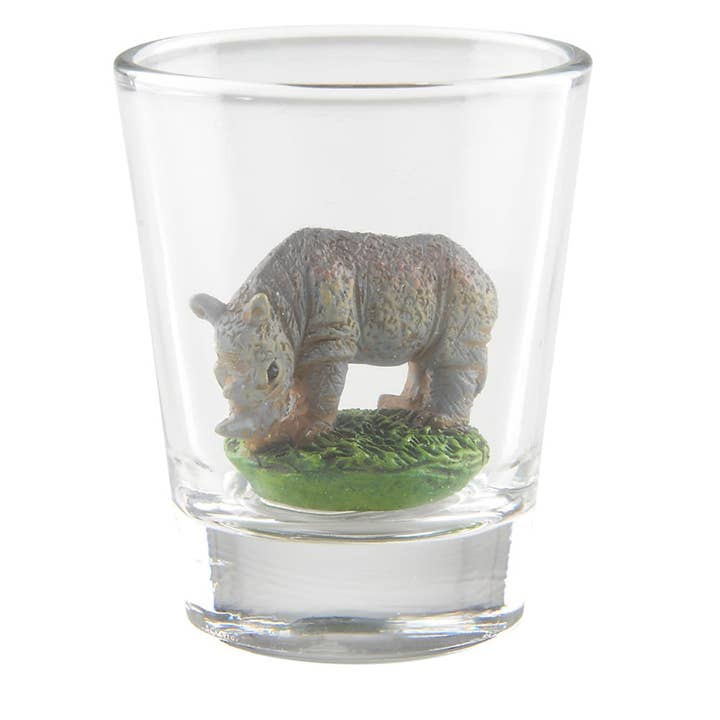 Juguetes infantiles RHINO DECORATIVE SHOT GLASS LLB para venta al por mayor de La Luna Bella - Toys