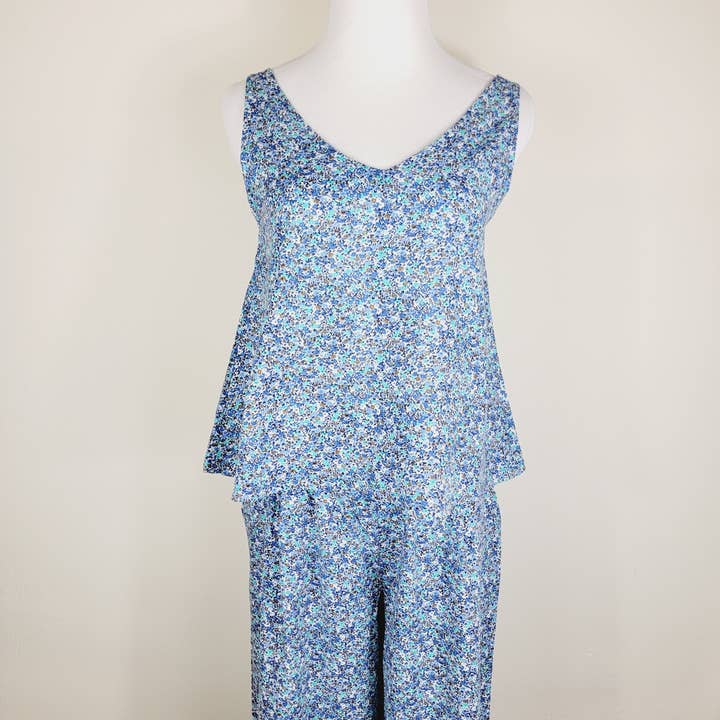 EBRU Home - Wholesale Top & Pant Set (NOT Loungewear) - Women's - Tank top with Matching Culottes elasticated belt trousers 18