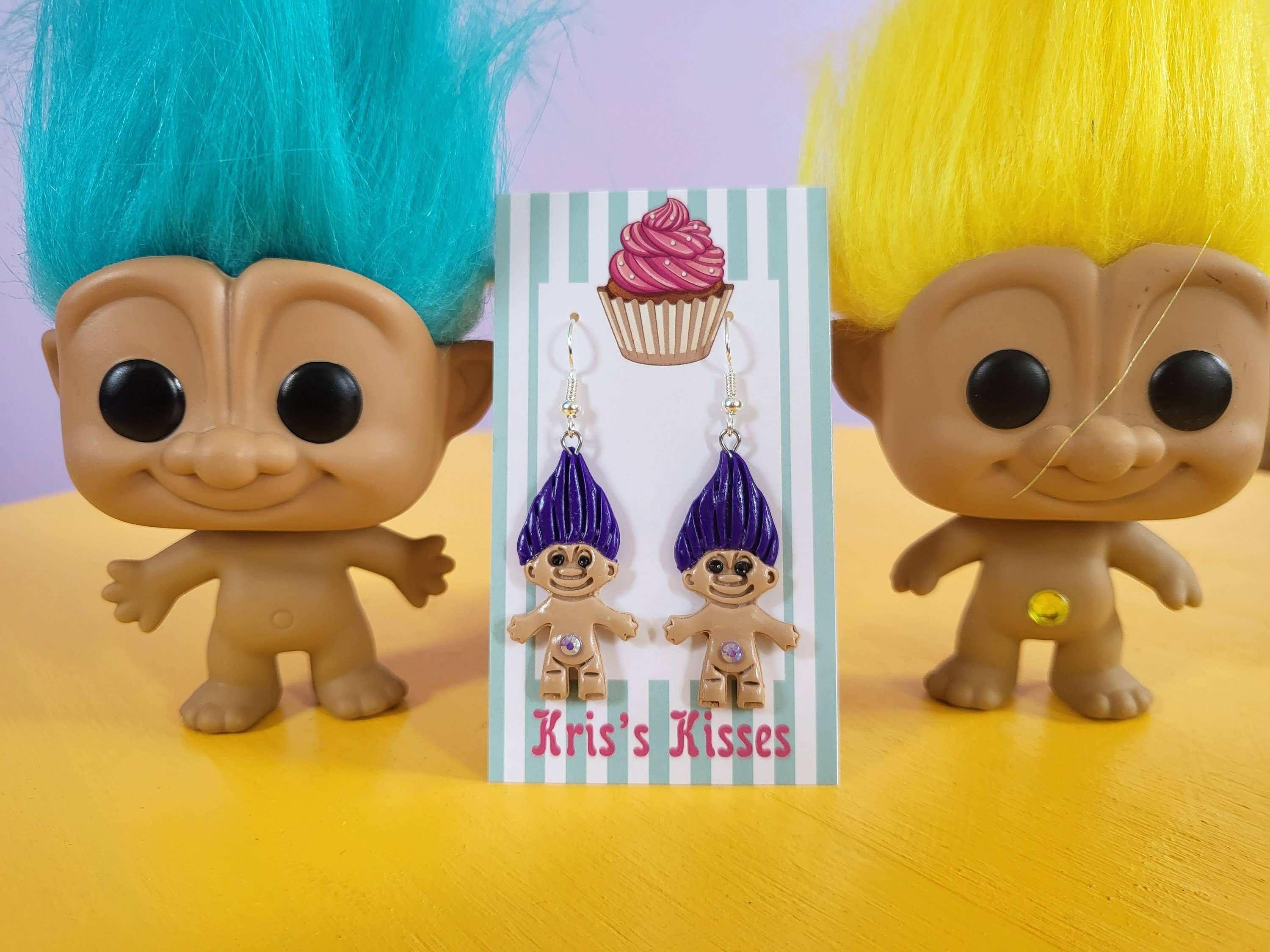 REMOVED BRAND - Wholesale Dangle Earrings - Troll Earrings, 90s Earrings, 80s Earrings, Fun Earrings2