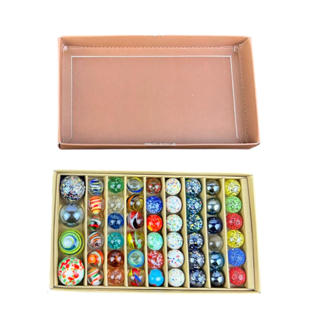 BASS&BASS - Wholesale Classic Toy - Kids - RARE marbles – Set of 52 marbles - My Little Gift1