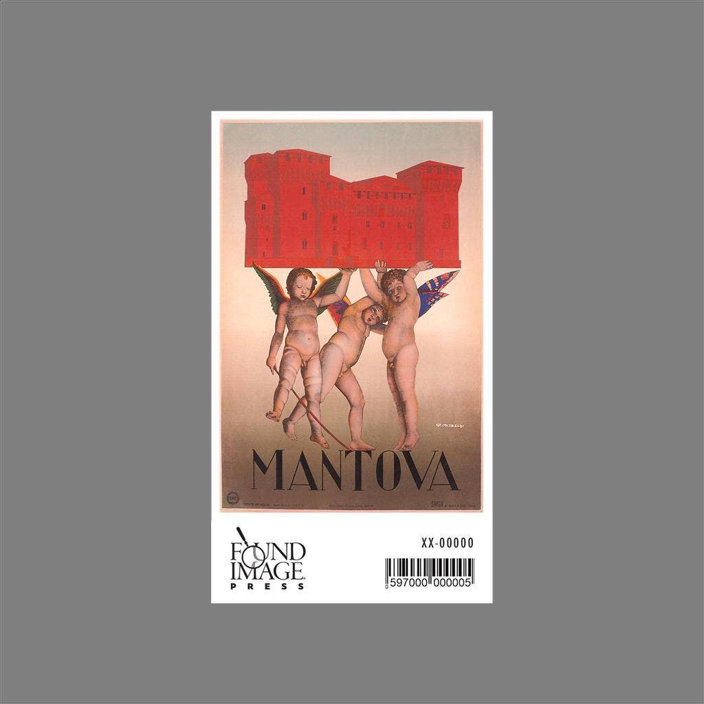 Found Image Press - Wholesale Sticker - Sticker IT-248 Travel Poster for Mantua1