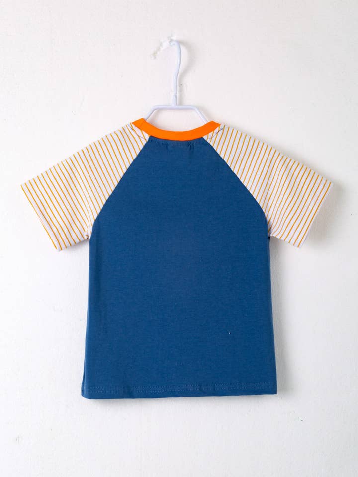 littleoneusa - Wholesale T-Shirt - Kids - Spring 2024 Blue Fish Boy Top Clothing